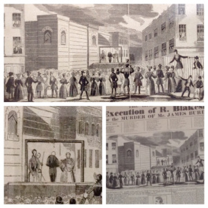 Broadside of Robert Blakesley's execution, 1841